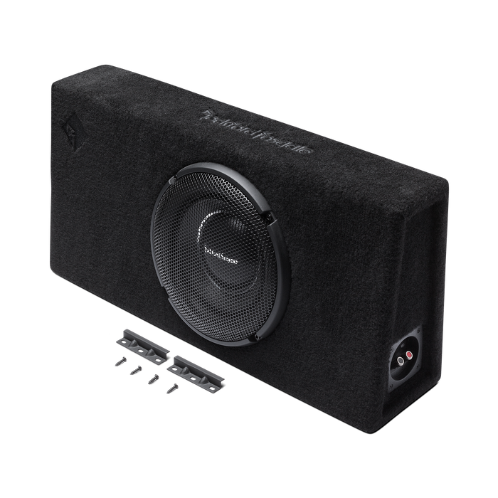 Rockford Fosgate T1S-1X10 Power Single 10? T1 Slim Sealed Loaded Enclosure - Safe and Sound HQ