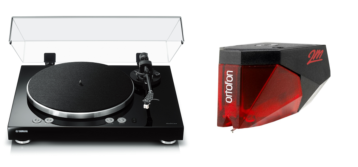 Yamaha TT-N503 MusicCast Vinyl 500 Wi-Fi Turntable with Ortofon 2M Red Phono Cartridge Bundle - Safe and Sound HQ