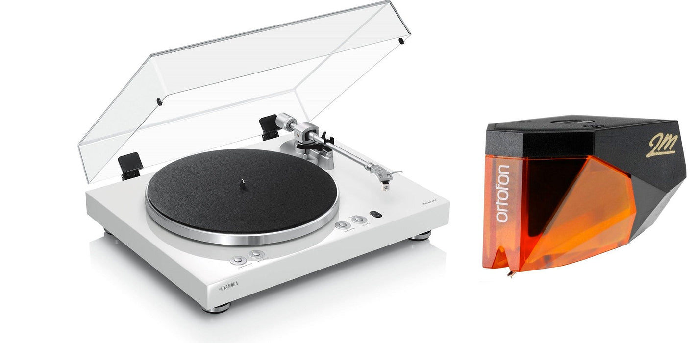 Yamaha TT-N503 MusicCast Vinyl 500 Wi-Fi Turntable with Ortofon 2M Bronze Phono Cartridge Bundle - Safe and Sound HQ