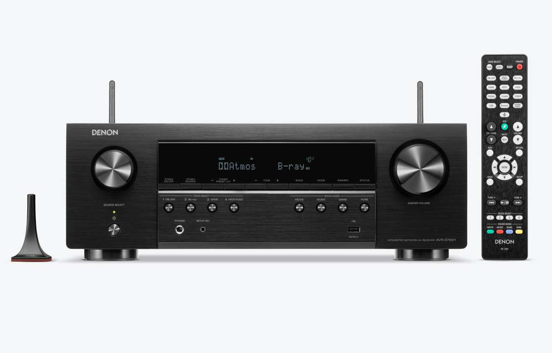Denon AVR-S760H 7.2 Channel 8K AV Receiver with 3D Audio, Voice Control and HEOS - Safe and Sound HQ
