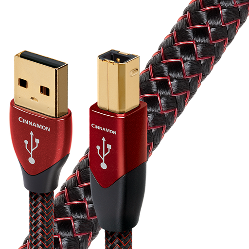 Audioquest Cinnamon USB-A to USB-B USB Cable - Safe and Sound HQ