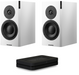 Dynaudio Focus 20 XD Bookshelf Loudspeaker (Pair) and Bluesound Node N130 Music Streamer Bundle - Safe and Sound HQ