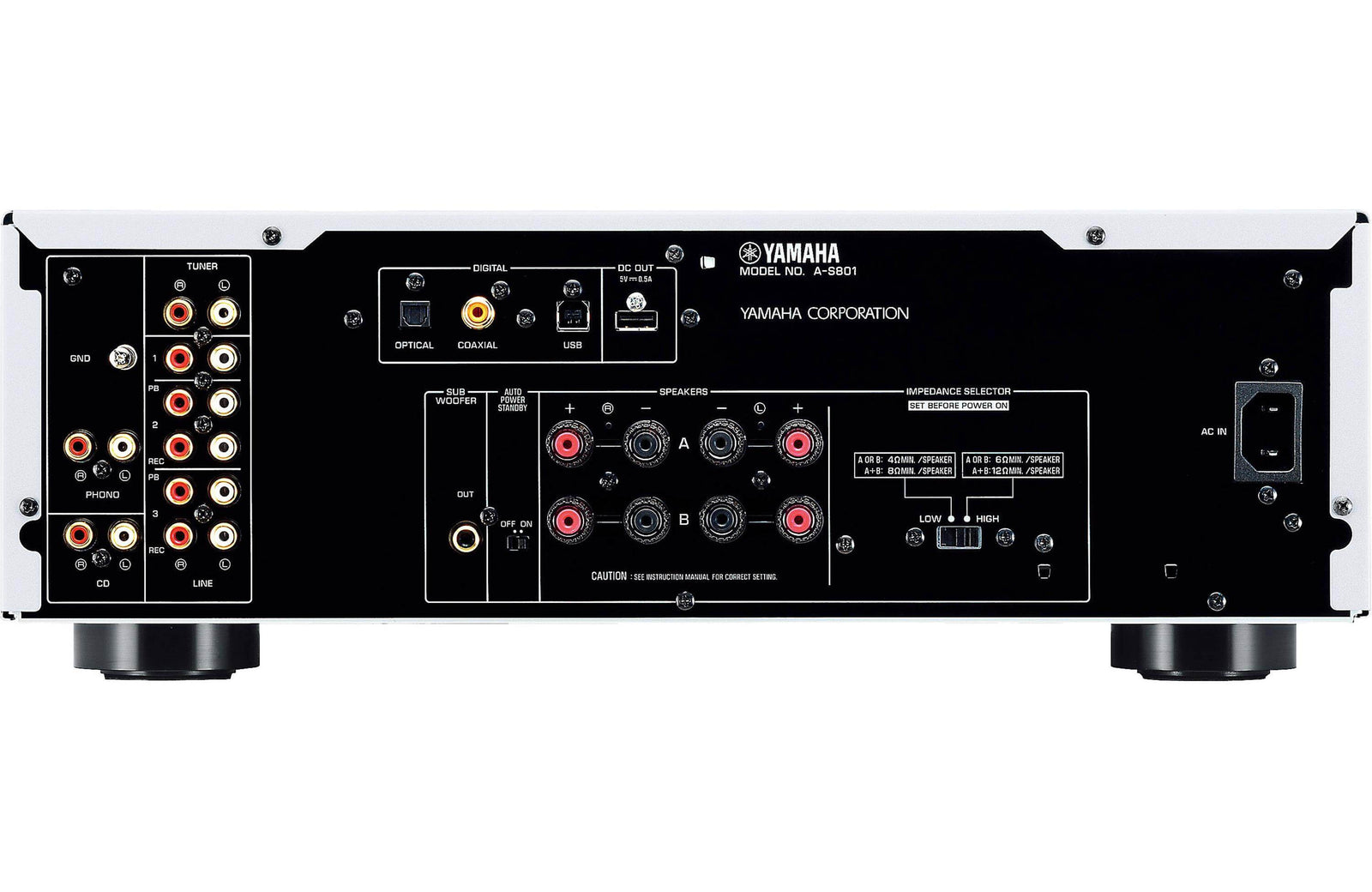 Yamaha A-S801 Integrated Amplifier Customer Return - Safe and Sound HQ