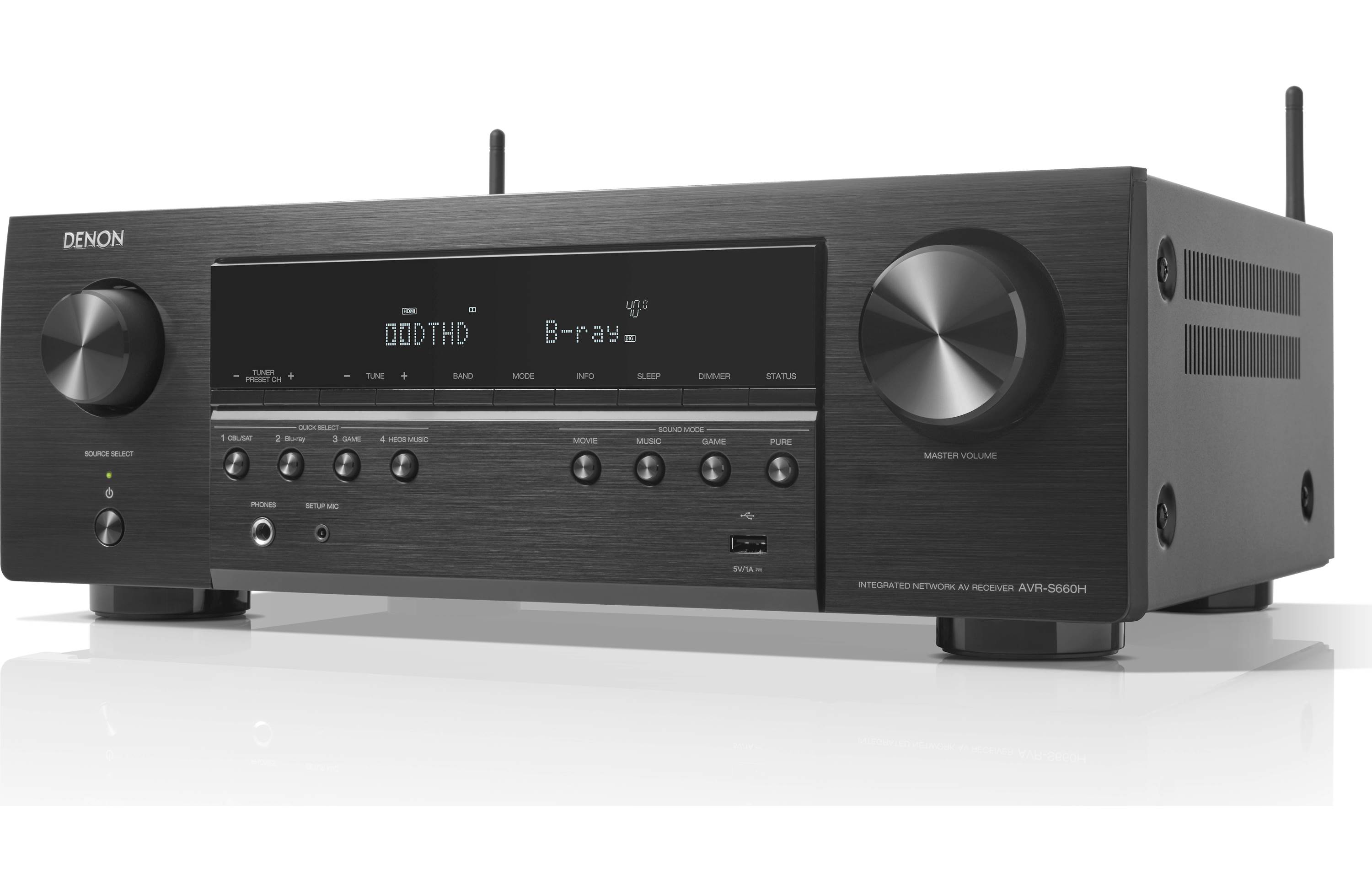 Denon AVR-S660H 5.2 A/V Receiver with Bluetooth, Apple — Safe and HQ