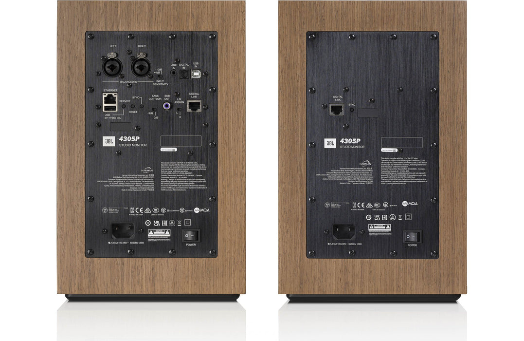 JBL 4305P Powered Studio Monitor Bookshelf Speakers (Pair) - Safe and Sound HQ