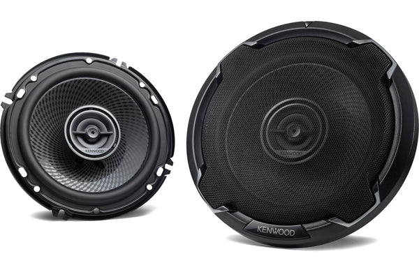 Kenwood KFC-1696PS 6 1/2" Round 2-Way Coaxial Speaker (Pair) - Safe and Sound HQ