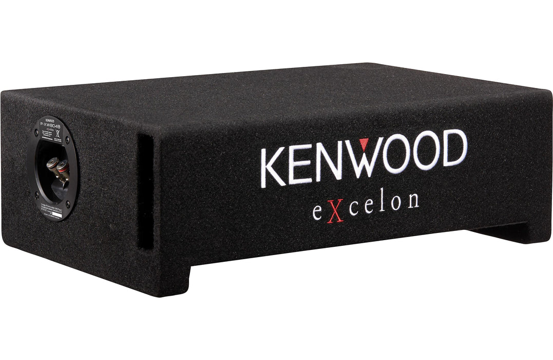 Kenwood Excelon PXW804B 8” Oversized Shallow Subwoofer Enclosure - Safe and Sound HQ