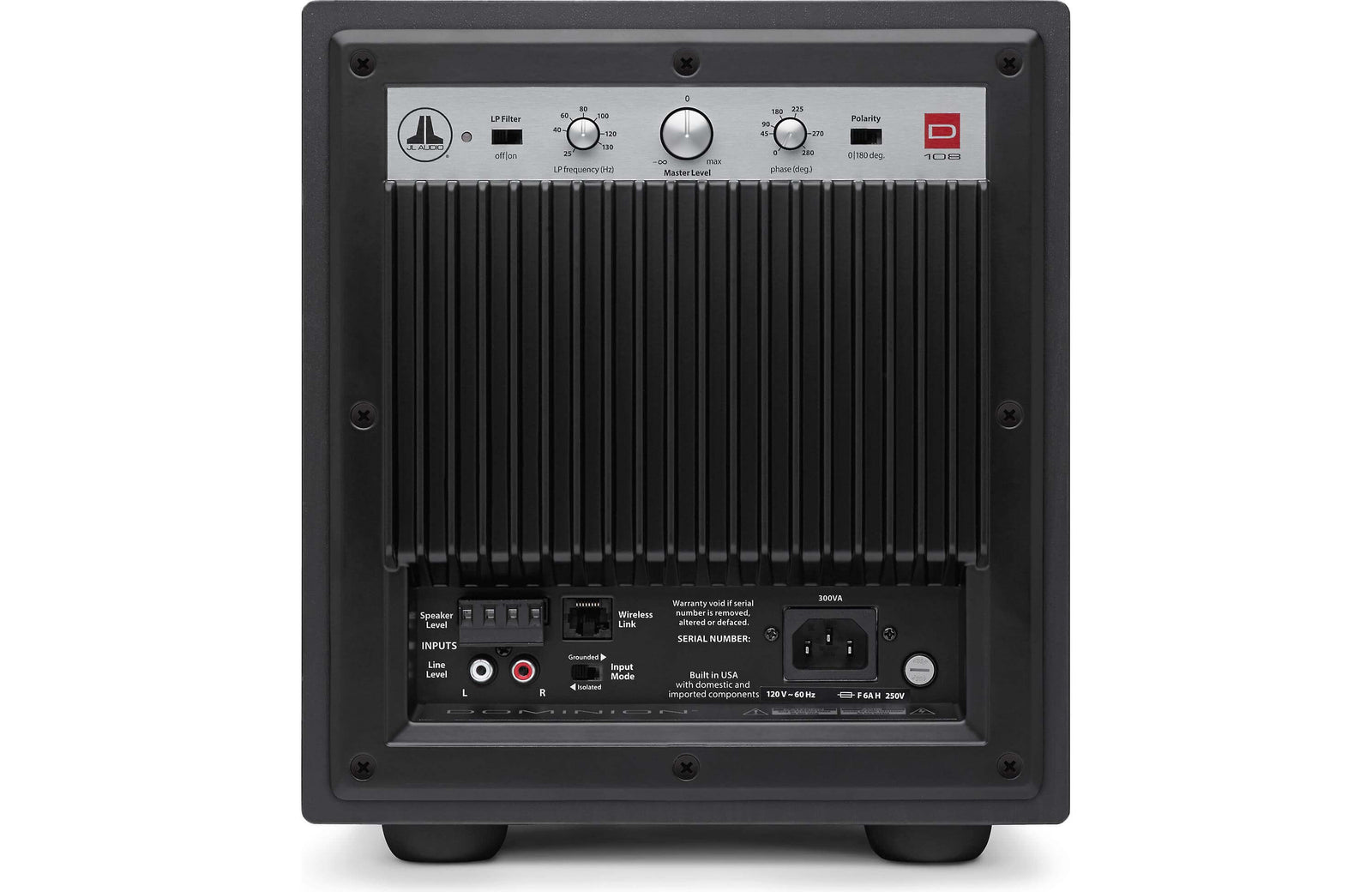 JL Audio D108-ASH Dominion 8