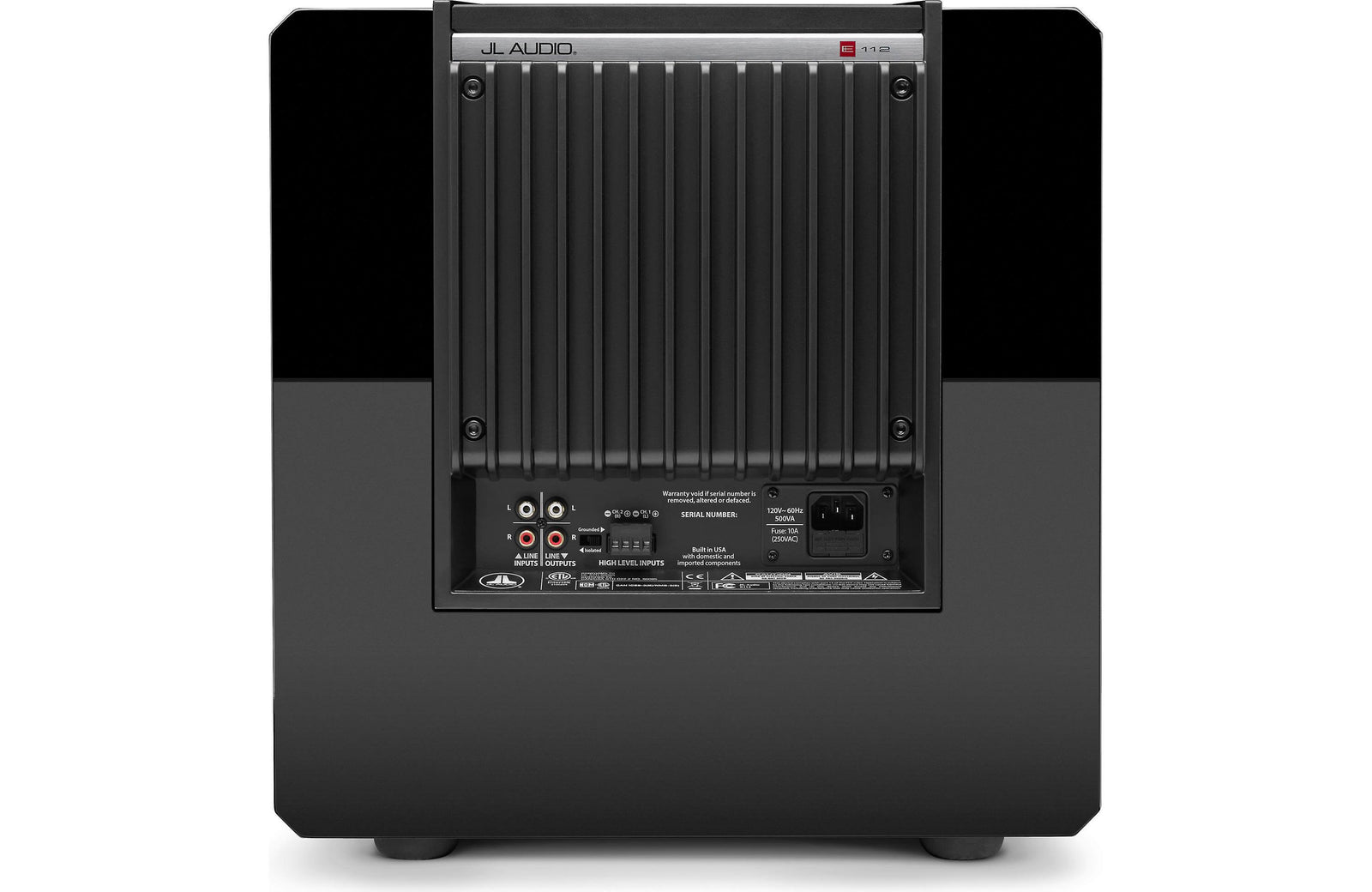 JL Audio E-SUB 112-GLOSS 12 Inch Powered Subwoofer - Safe and Sound HQ