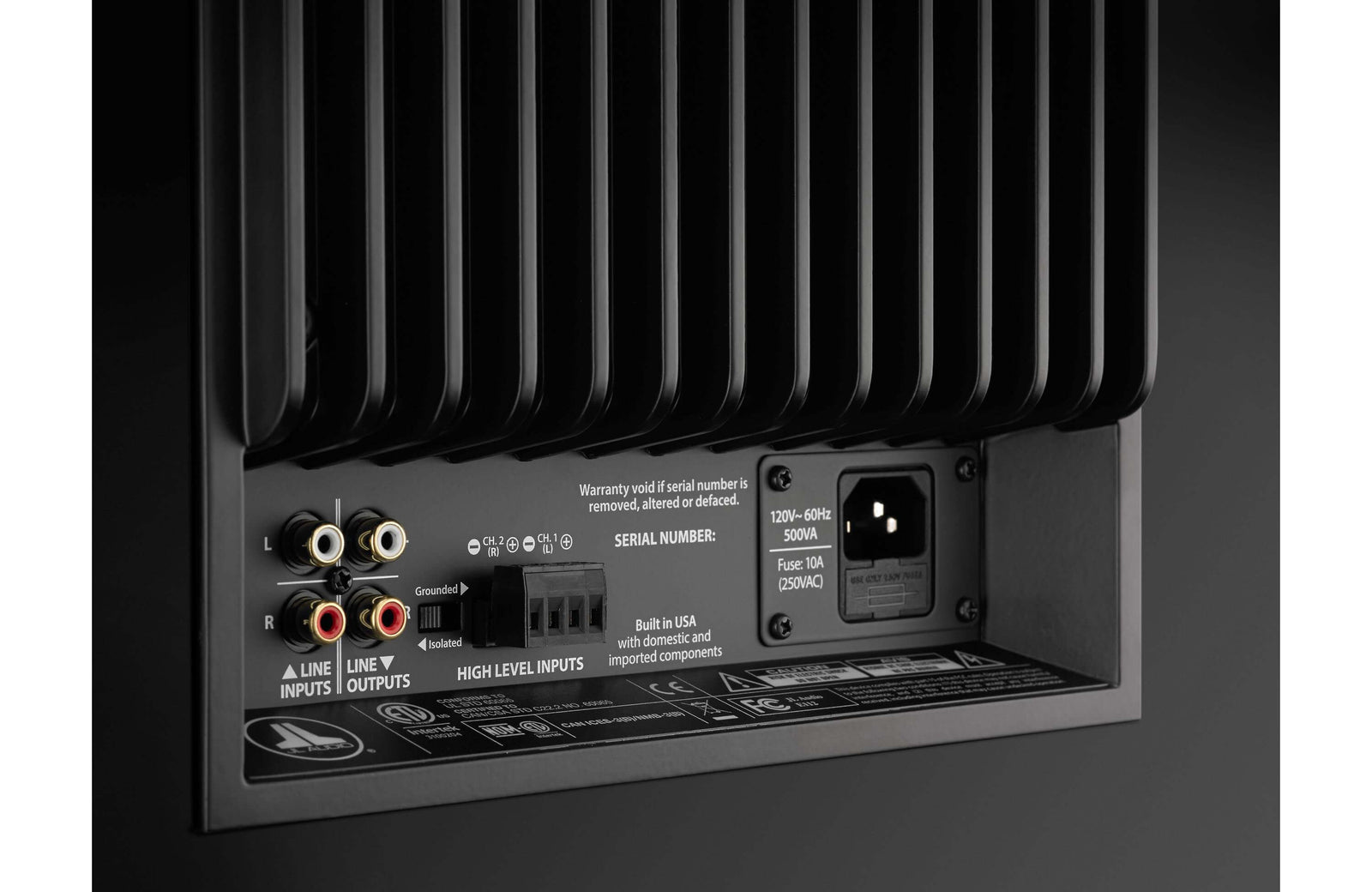 JL Audio E-SUB 112-GLOSS 12 Inch Powered Subwoofer - Safe and Sound HQ