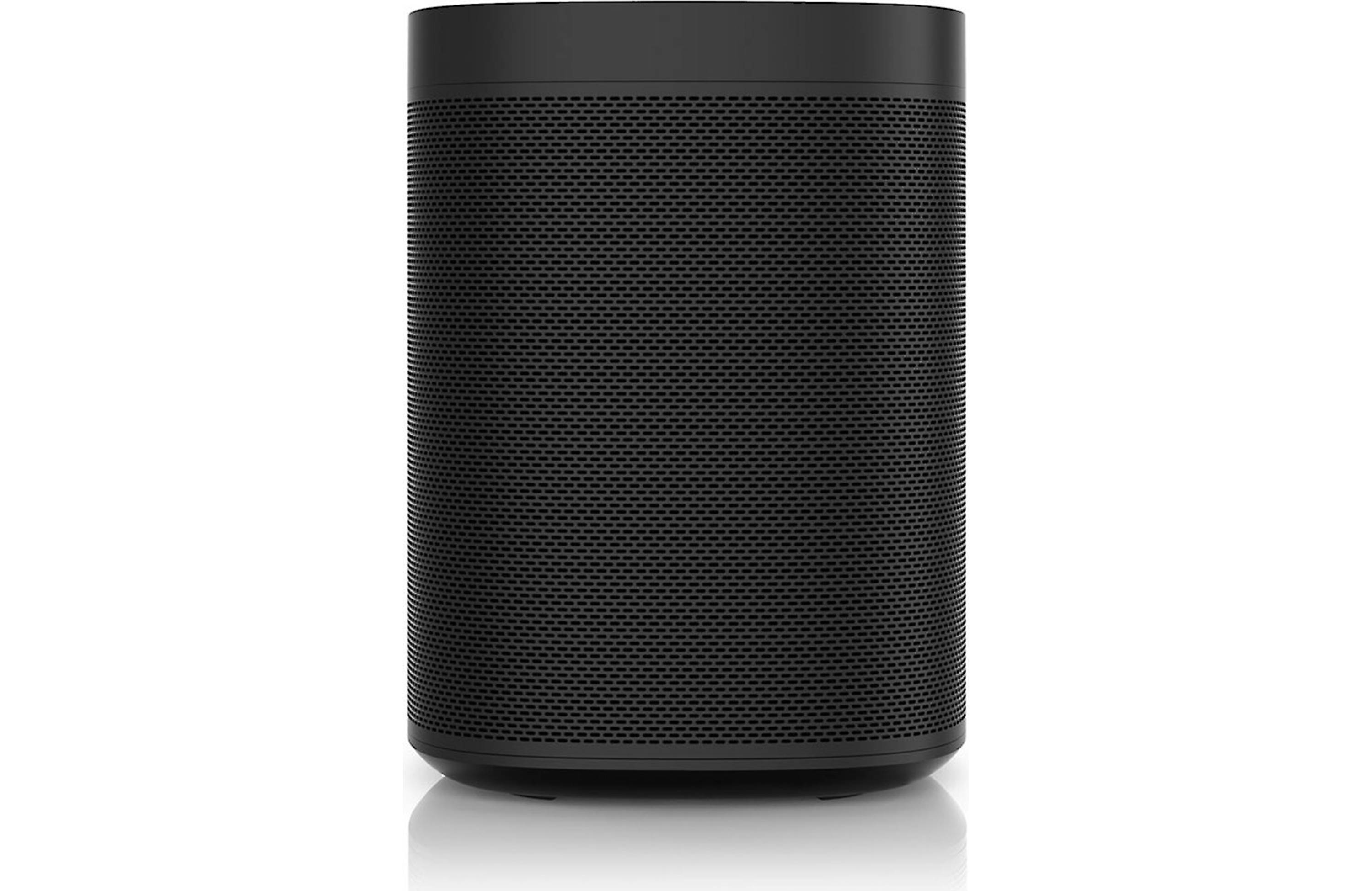 Sonos One (Gen 2) Voice-Controlled Wireless Streaming Smart Speaker (Black)  