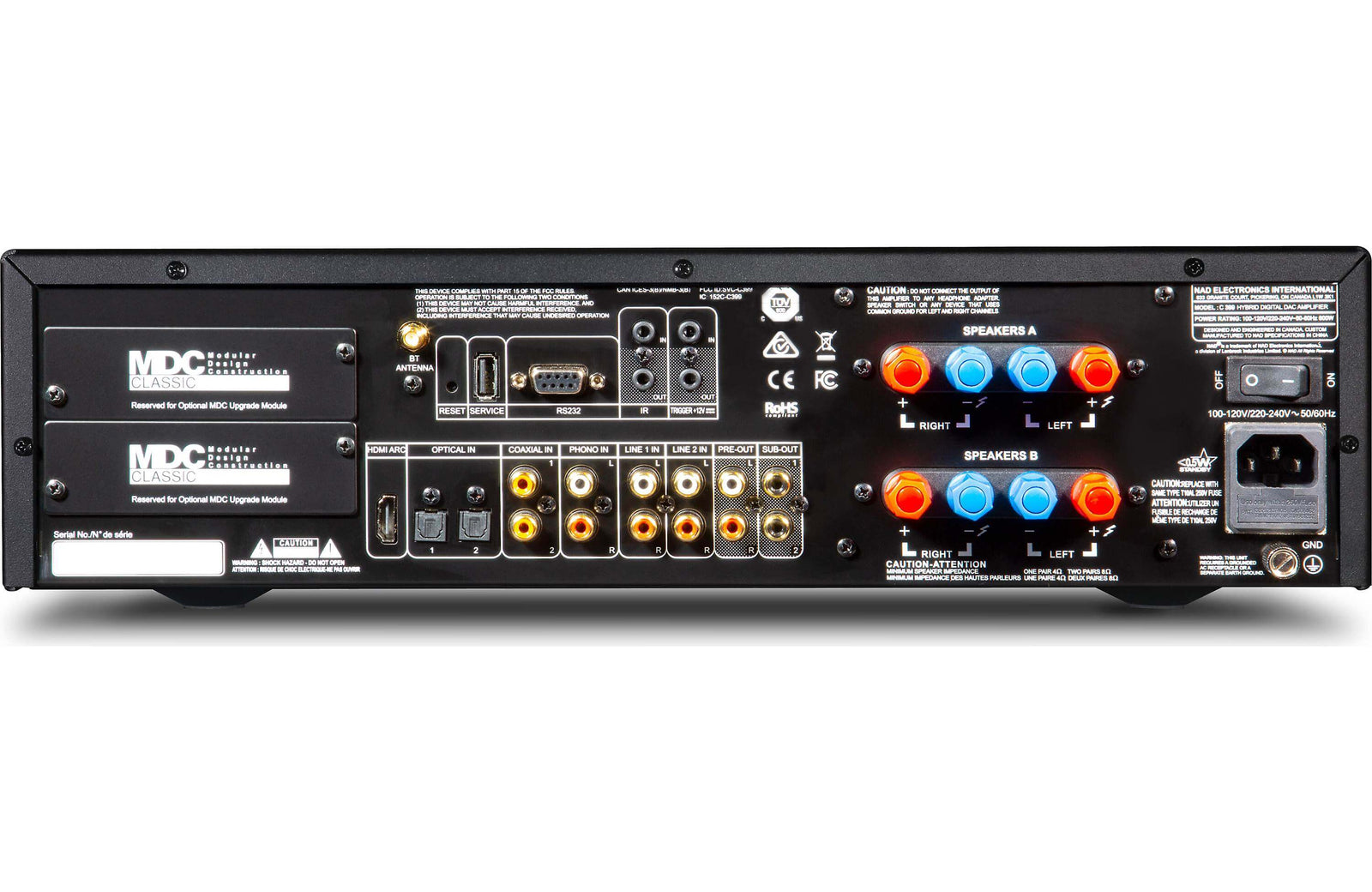 NAD Electronics C399 Hybrid Digital DAC Integrated Amplifier with Bluetooth - Safe and Sound HQ