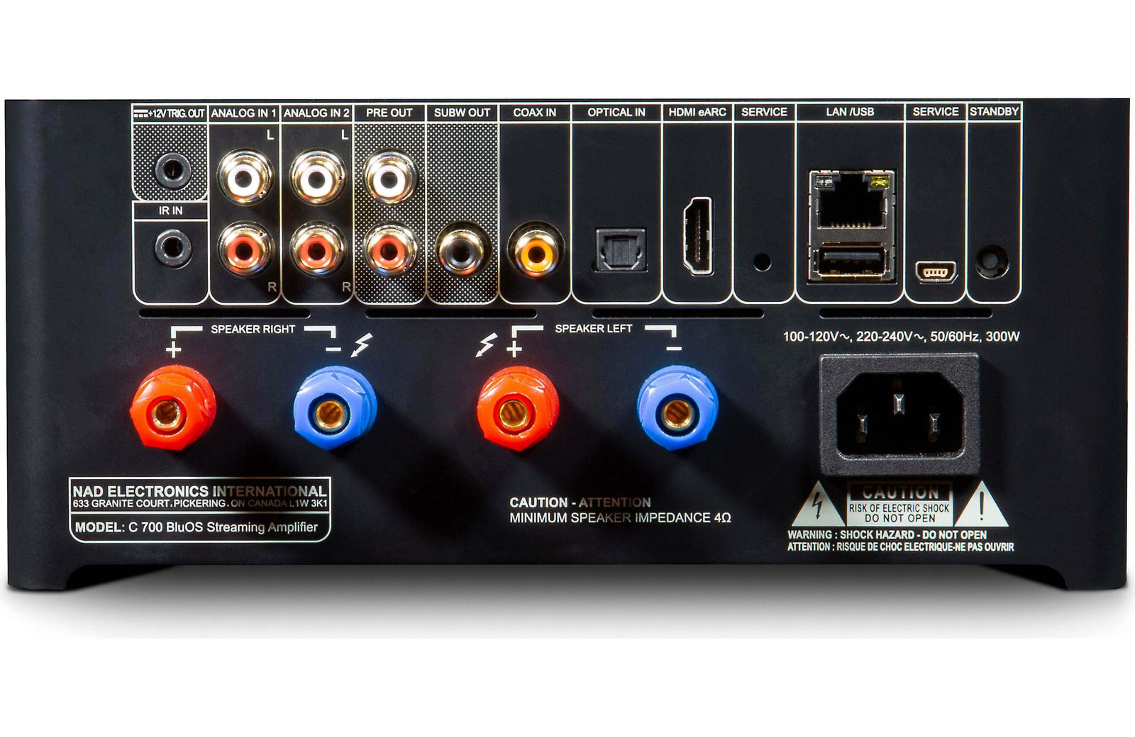 NAD Electronics C700 BluOS Streaming Amplifier - Safe and Sound HQ