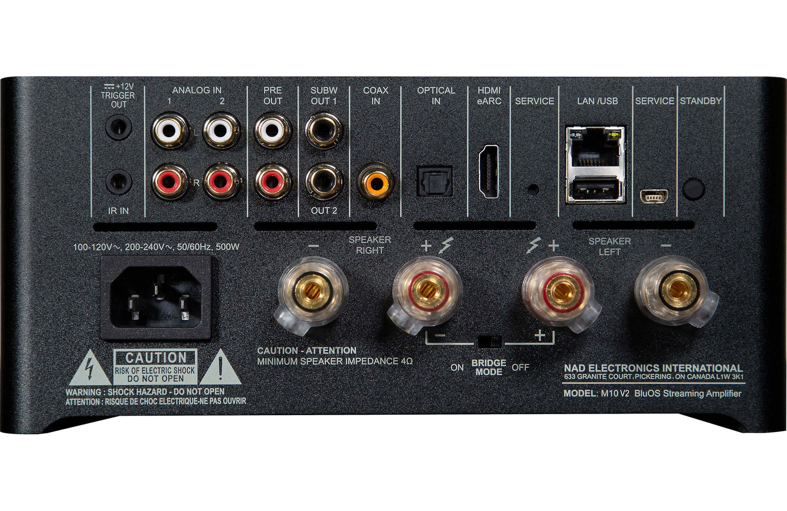 NAD Electronics M10 V2 BluOS Streaming Amplifier - Safe and Sound HQ