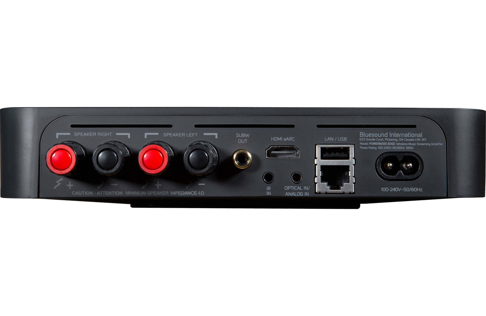 Bluesound Powernode Edge Compact Wireless Music Streaming Amplifier - Safe and Sound HQ