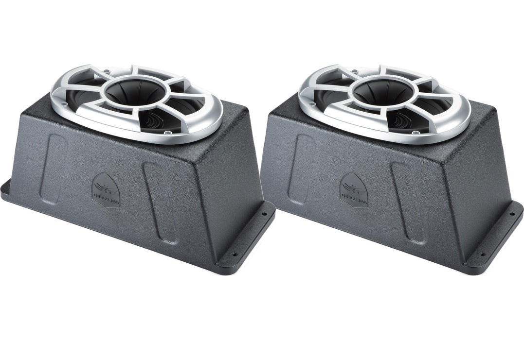 Wet Sounds REV-6X9-SM-B 6" x 9" Surface-Mount Marine Speakers (Pair) - Safe and Sound HQ