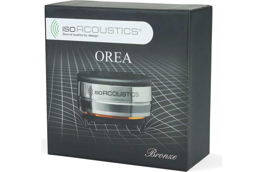 Isoacoustics Orea Bronze Single Vibration Isolator for Audio Components (Each) - Safe and Sound HQ