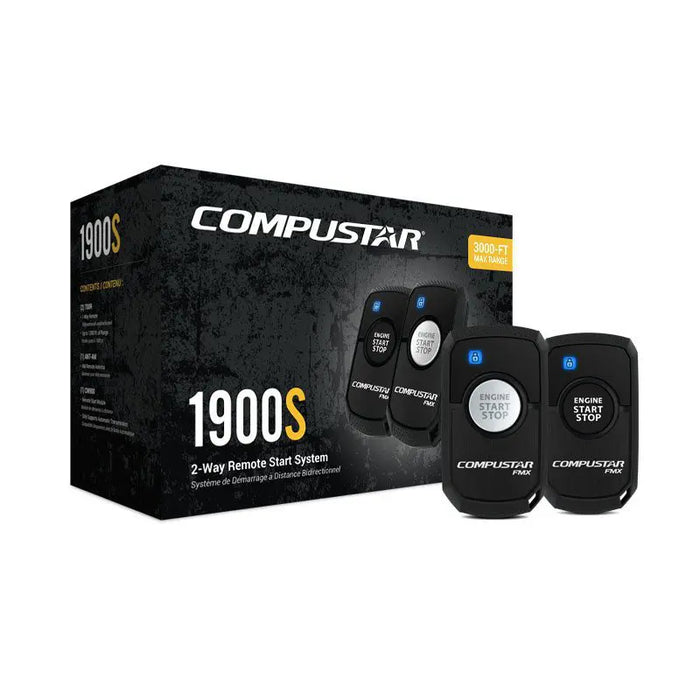Compustar CS1900-S All-in-One 2-Way Remote Start Bundle - Safe and Sound HQ