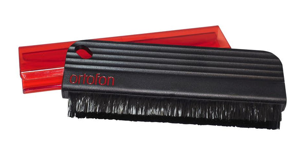 Ortofon Record Brush Anti-Static Record Care Brush with Red Sheath - Safe and Sound HQ